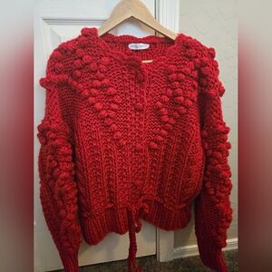 Neutral Ground Scarlet sweater
